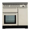 Rangemaster EDL90EIIV/C 90cm Induction Range Cooker Encore Deluxe Ivory / Chrome, A Rated