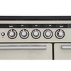 Rangemaster EDL90EIIV/C 90cm Induction Range Cooker Encore Deluxe Ivory / Chrome, A Rated