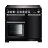 Rangemaster EDL100EIBL/C 100cm Induction Range Cooker Encore Deluxe Black / Chrome, A Rated