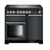 Rangemaster EDL100EISL/C 100cm Induction Range Cooker Encore Deluxe Slate / Chrome, A Rated
