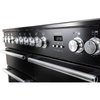 Rangemaster NEXSE110DFFBL/C 110cm Dual Fuel Range Cooker Nexus SE Black / Chrome, A Rated