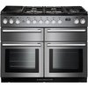 Rangemaster NEXSE110DFFSS/C 110cm Dual Fuel Range Cooker Nexus SE Stainless Steel / Chrome, A Rated