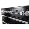 Rangemaster NEXSE110EIBL/C 110cm Induction Range Cooker Nexus SE Black / Chrome, A Rated