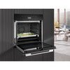 Miele DGC7350 CleanSteel Built-In Electric Single Oven with Steam Function, Stainless Steel, A+ Rated