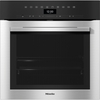 Miele DGC7350 CleanSteel Built-In Electric Single Oven with Steam Function, Stainless Steel, A+ Rated