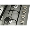 CDA HG6151SS 58cm 4 Burner Gas Hob, Stainless Steel