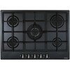 CDA HG7251BL 68cm 5 Burner Gas Hob, Black