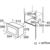 CDA VM231SS Built-In Microwave with Grill, Stainless Steel