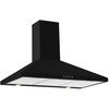 CDA ECH93BL 90cm Chimney Cooker Hood, Black, C Rated
