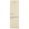 CDA Florence Barley Retro Frost Free Fridge Freezer, 60/40, Cream, D Rated