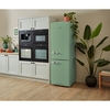 CDA Florence Meadow Retro Frost Free Fridge Freezer, 60/40, Green, D Rated