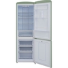 CDA Florence Meadow Retro Frost Free Fridge Freezer, 60/40, Green, D Rated