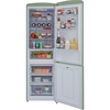 CDA Florence Meadow Retro Frost Free Fridge Freezer, 60/40, Green, D Rated