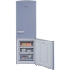 CDA Florence Sea Holly Retro Frost Free Fridge Freezer, 60/40, Blue, D Rated