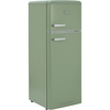 CDA Betty Meadow Retro Static Fridge Freezer, 80/20, Green, D Rated