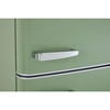 CDA Betty Meadow Retro Static Fridge Freezer, 80/20, Green, D Rated