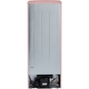 CDA Betty Tea Rose Retro Static Fridge Freezer, 80/20, Pink, D Rated