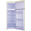 Amica FDR2213C Retro Static Fridge Freezer, 80/20, Cream, E Rated