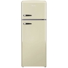 Amica FDR2213C Retro Static Fridge Freezer, 80/20, Cream, E Rated