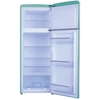 Amica FDR2213DB Retro Static Fridge Freezer, 80/20, Blue, E Rated