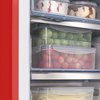 Amica FKR29653R Retro Static Fridge Freezer, 60/40, Red, E Rated