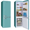 Amica FKR29653DEB Retro Static Fridge Freezer, 60/40, Blue, E Rated