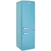 Amica FKR29653DEB Retro Static Fridge Freezer, 60/40, Blue, E Rated