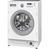CDA CI327/1 Integrated Washing Machine, 7kg, 1400 Spin, White, B Rated