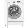 CDA CI327/1 Integrated Washing Machine, 7kg, 1400 Spin, White, B Rated