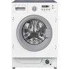 CDA CI327/1 Integrated Washing Machine, 7kg, 1400 Spin, White, B Rated