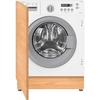 CDA CI381 Integrated Washing Machine, 8kg, 1400 Spin, White, A Rated