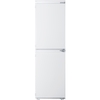 CDA FW725 Frost Free Integrated Fridge Freezer, Sliding Hinge, 50/50, White, E Rated