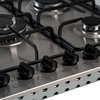 CDA SCGO70SS 68cm 5 Burner Gas Hob, Stainless Steel
