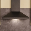 CDA SCCH60BL 60cm Chimney Cooker Hood, Black, A Rated
