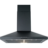 CDA SCCH60BL 60cm Chimney Cooker Hood, Black, A Rated