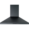 CDA SCCH60BL 60cm Chimney Cooker Hood, Black, A Rated
