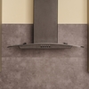 CDA SCCV60BL 60cm Chimney Cooker Hood, Black, A Rated