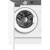 CDA WD814 Integrated Washer Dryer, 8kg/6kg, 1400 Spin, White, D Rated