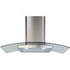 CDA ECP82SS 80cm Chimney Cooker Hood, Stainless Steel, D Rated