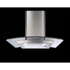 CDA ECP62SS 60cm Chimney Cooker Hood, Stainless Steel, D Rated
