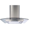 CDA ECP62SS 60cm Chimney Cooker Hood, Stainless Steel, D Rated