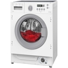 CDA CI981 Integrated Washer Dryer, 8kg/6kg, 1400 Spin, White, B Rated