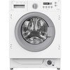 CDA CI981 Integrated Washer Dryer, 8kg/6kg, 1400 Spin, White, B Rated
