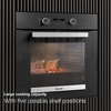 Miele H2467BP CleanSteel Built-In Electric Single Oven with Pyrolytic Cleaning, Stainless Steel, A+ Rated