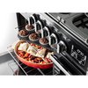Rangemaster PROPL100FXDFFSS/C 100cm Dual Fuel Range Cooker Professional Plus FX Stainless Steel / Chrome, A Rated