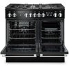 Rangemaster PROPL100FXDFFSL/C 100cm Dual Fuel Range Cooker Professional Plus FX Slate / Chrome, A Rated