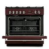 Rangemaster PROP90FXPDFFSL/C 90cm Dual Fuel Range Cooker Professional Plus FXP Slate / Chrome, A Rated
