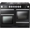 Rangemaster NEX110SODFFCB/C 110cm Dual Fuel Range Cooker Nexus Steam Charcoal Black / Chrome, A Rated
