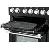 Rangemaster NEX90DFFCB/C 90cm Dual Fuel Range Cooker Nexus Charcoal Black / Chrome, A Rated