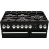 Rangemaster NEX90DFFCB/C 90cm Dual Fuel Range Cooker Nexus Charcoal Black / Chrome, A Rated